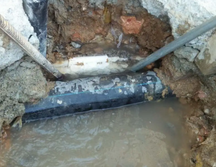 聂拉木测漏水之水管漏水